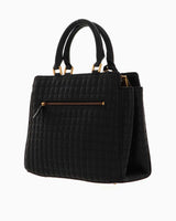 Guess Tia Luxury Satchel El Çantası Black