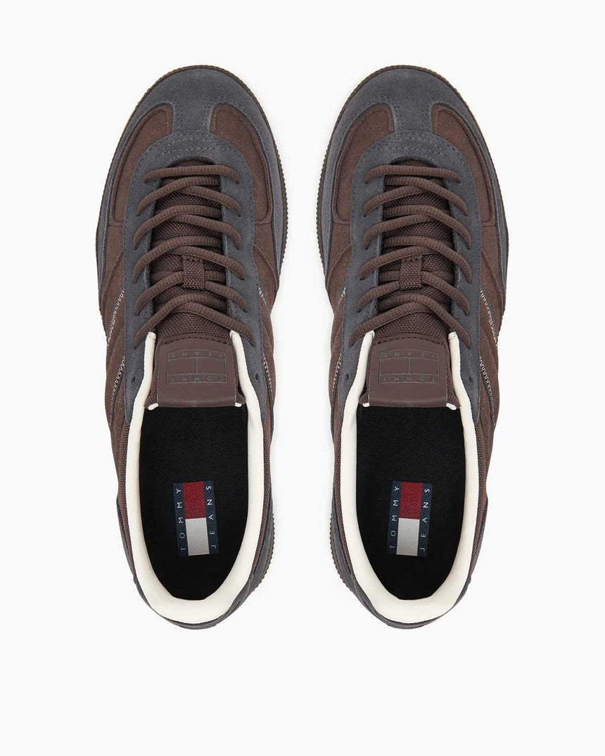 Tommy Hilfiger The Greenwich Edge Suede Erkek Sneaker Washed Black