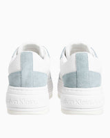 Calvin Klein Bold Flatform Low Top Sneaker Bright White/Blue Surf/Eggshell