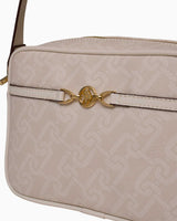 Us Polo Assn Logolu Omuz Çantası Ekru