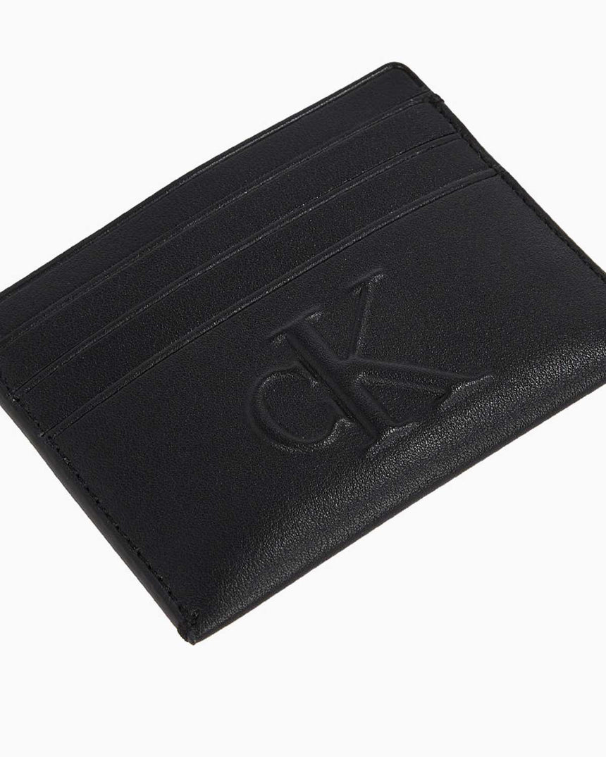 Calvin Klein Kabartmalı 6CC Kadın Kartlık Na Black