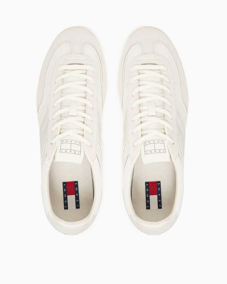 Tommy Hilfiger The Greenwich Edge Süet Erkek Sneaker Ecru/Stratus Grey