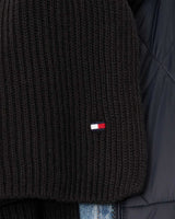 Tommy Hilfiger Flag Pima Cash Atkı Black