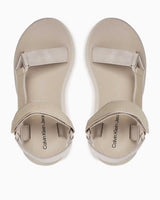 Calvin Klein Velcro Flat Sandalet Eggshell