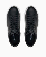 Calvin Klein Low Top Lace Up Sneakers Black Mono