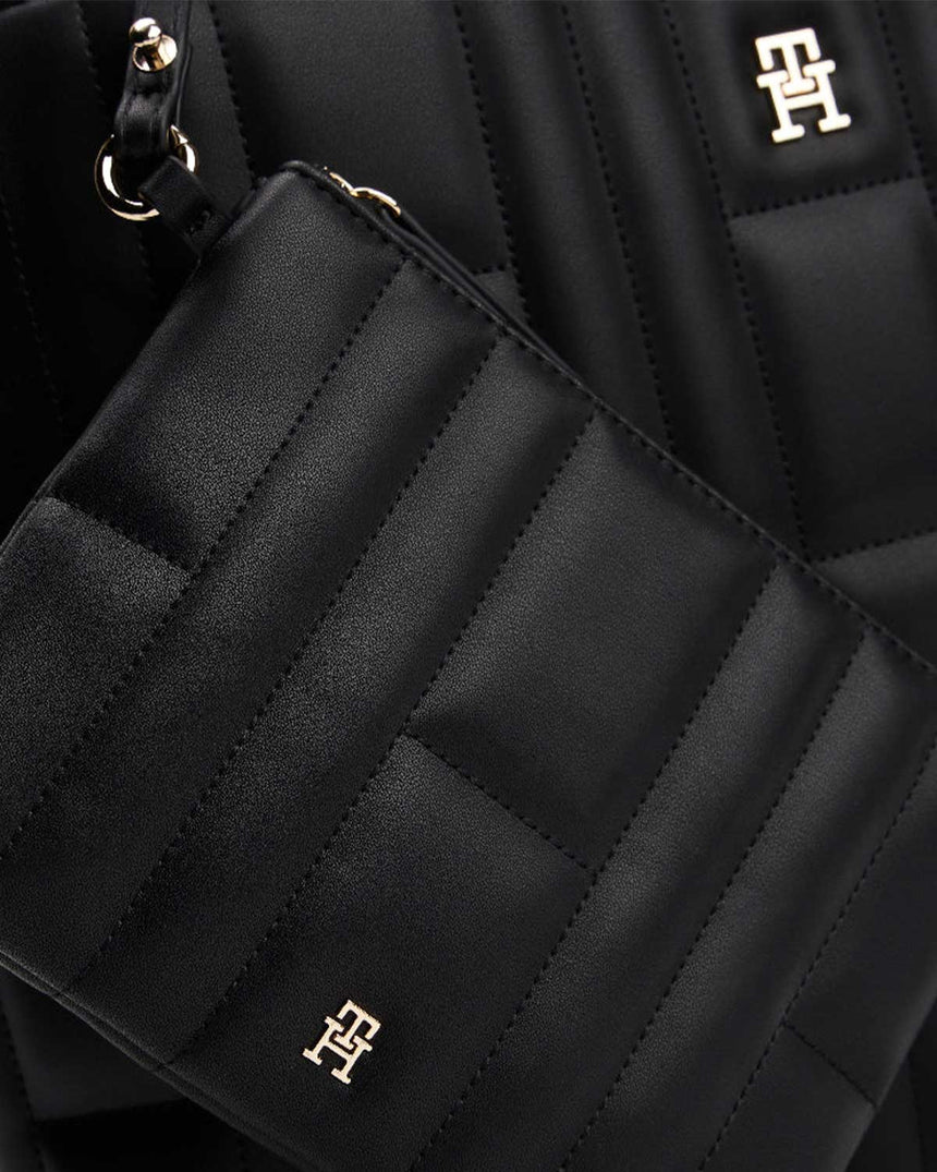 Tommy Hilfiger Feminen Kadın Tote Çanta Black