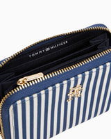 Tommy Hilfiger Poppy Summer Medium Cüzdan Space Blue Stripes