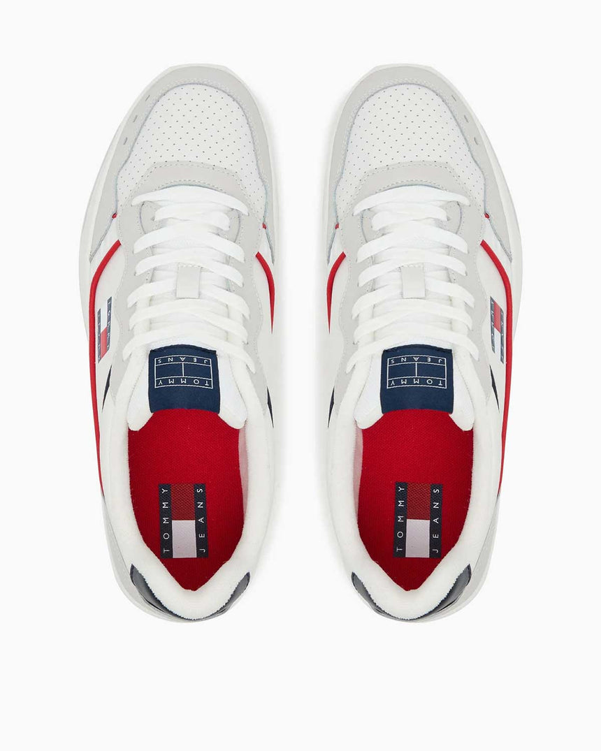 Tommy Hilfiger Milton Deri Yükseltilmiş Erkek Sneaker RWB