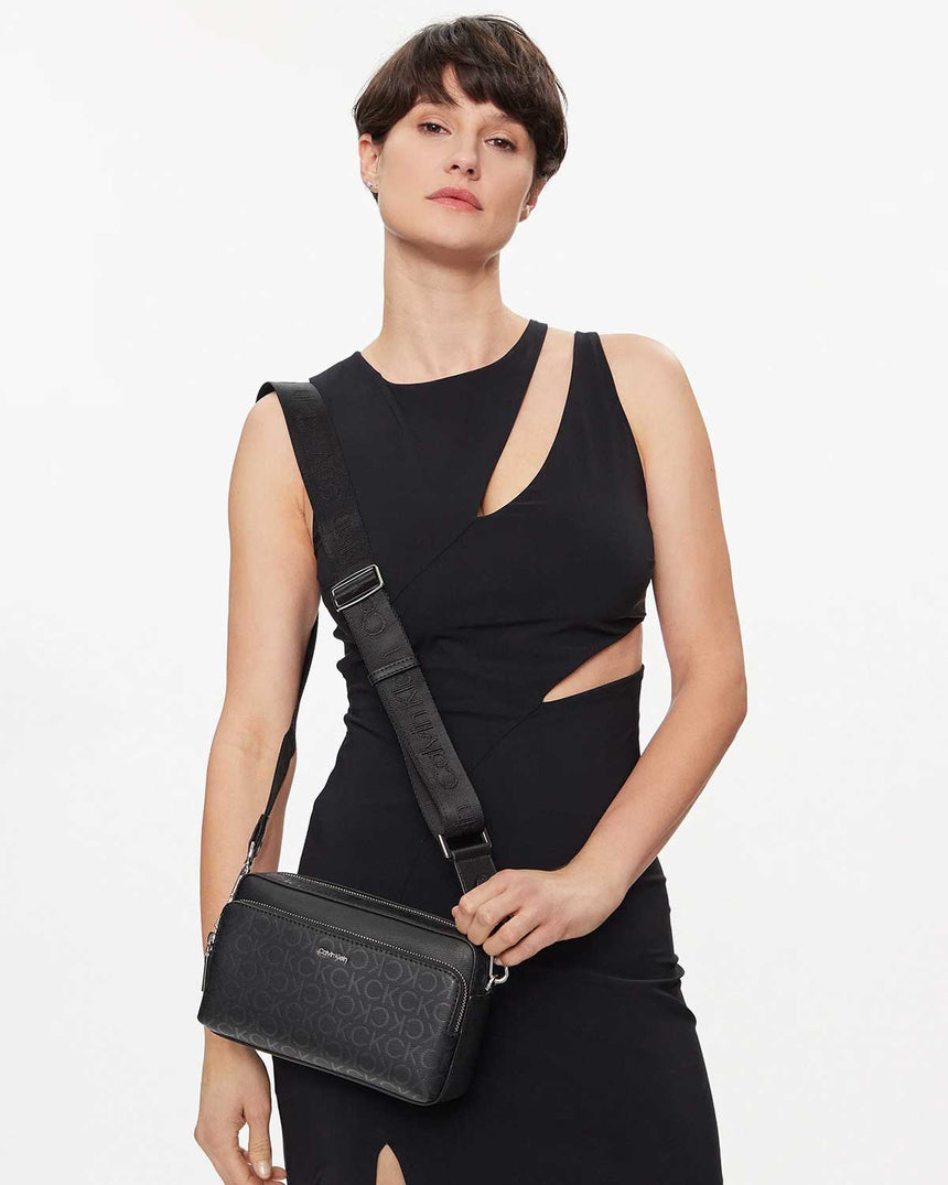 Calvin Klein Must Camera Bag Black Epi Mono