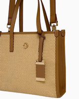 Us Polo Assn Logo Aksesuarlı El Çantası Bej - Taba