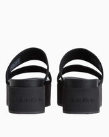 Calvin Klein Flatform Logolu Terlik Triple Black