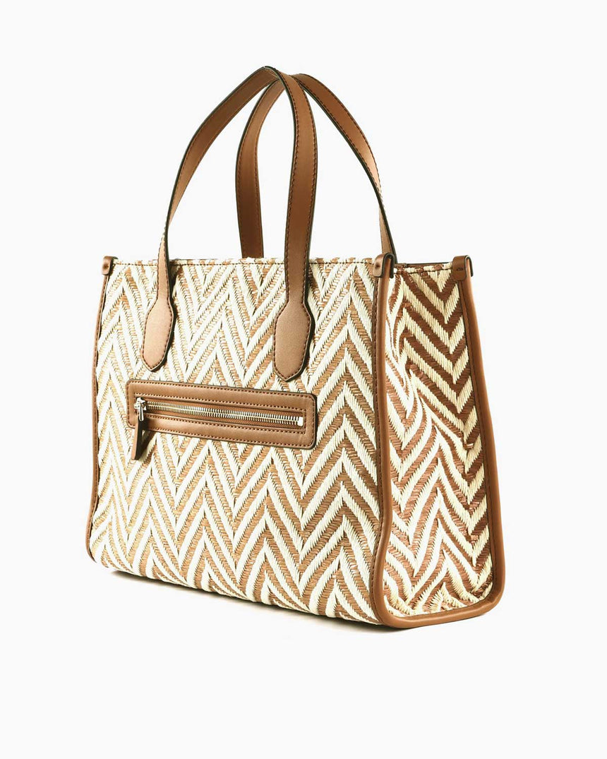 Guess Silvana Compartment El Çantası Cognac