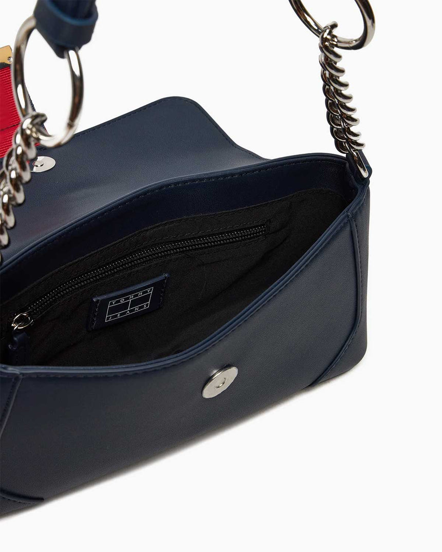 Tommy Hilfiger Idol Shoulder Tokalı Omuz Çantası Dark Night Navy