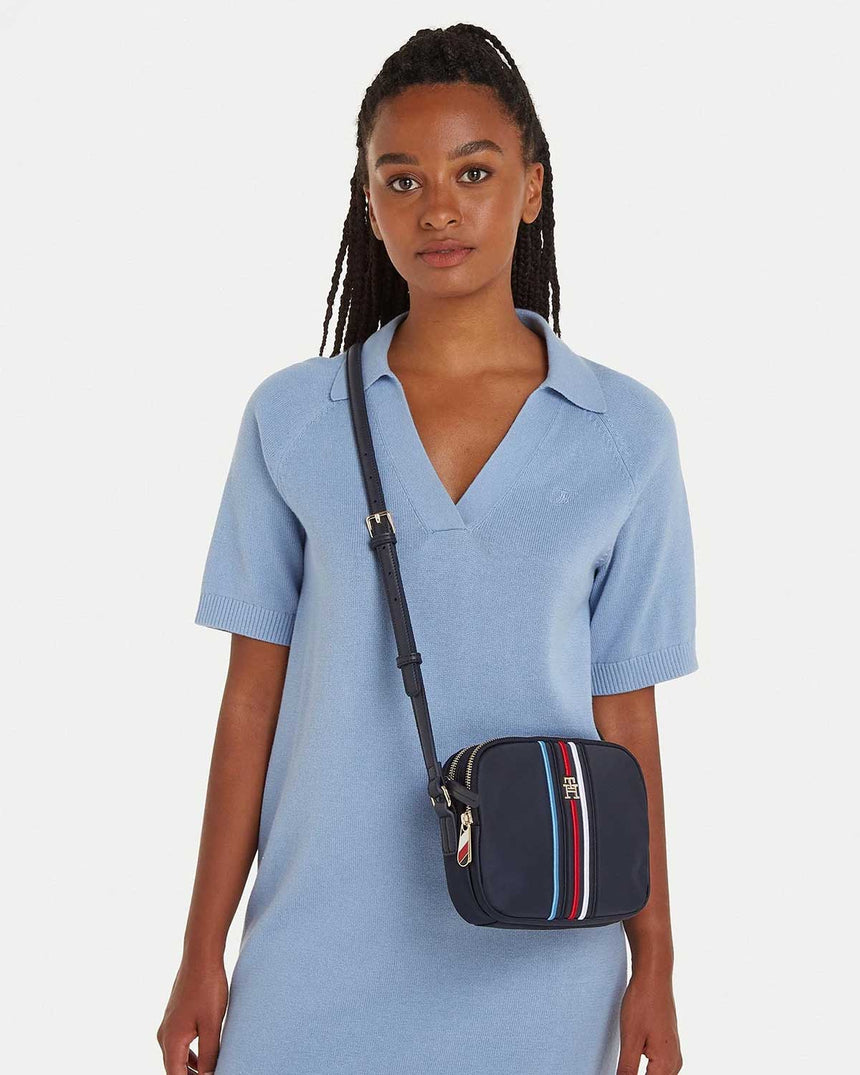 Tommy Hilfiger Poppy Crossover Çapraz Askılı Çanta Blue