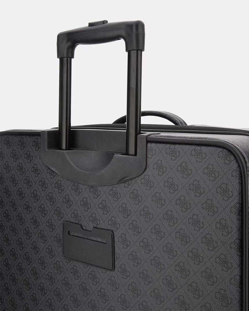 Guess Napoli Spinner Büyük Boy Valiz Coal