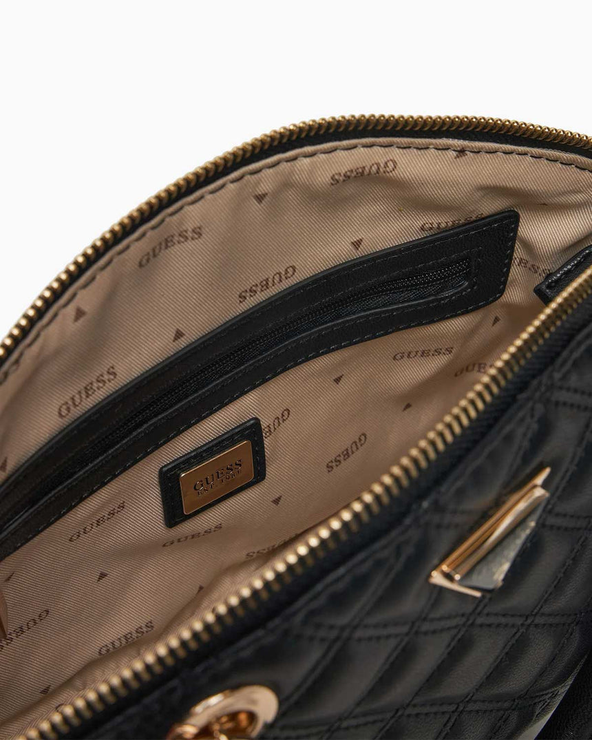 Guess Giully Mini Satchel El Çantası Black