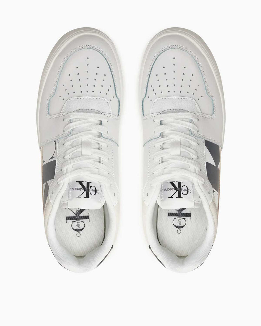 Calvin Klein Classic Cupsole Low Top Logolu Sneakers Bright White/Black