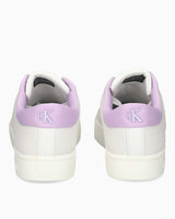 Calvin Klein Jeans Classic Cupsole Low Top Sneakers Bright White/Pastel Lilac