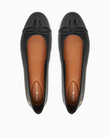 Tommy Hilfiger Martina Patentli Kadın Balerin Ayakkabı Black