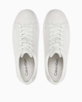 Calvin Klein Lace Up Mono Baskılı Sneaker White