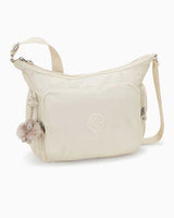 Kipling Gabbie Basic Plus Çarpaz Askılı Çanta Beige Pearl