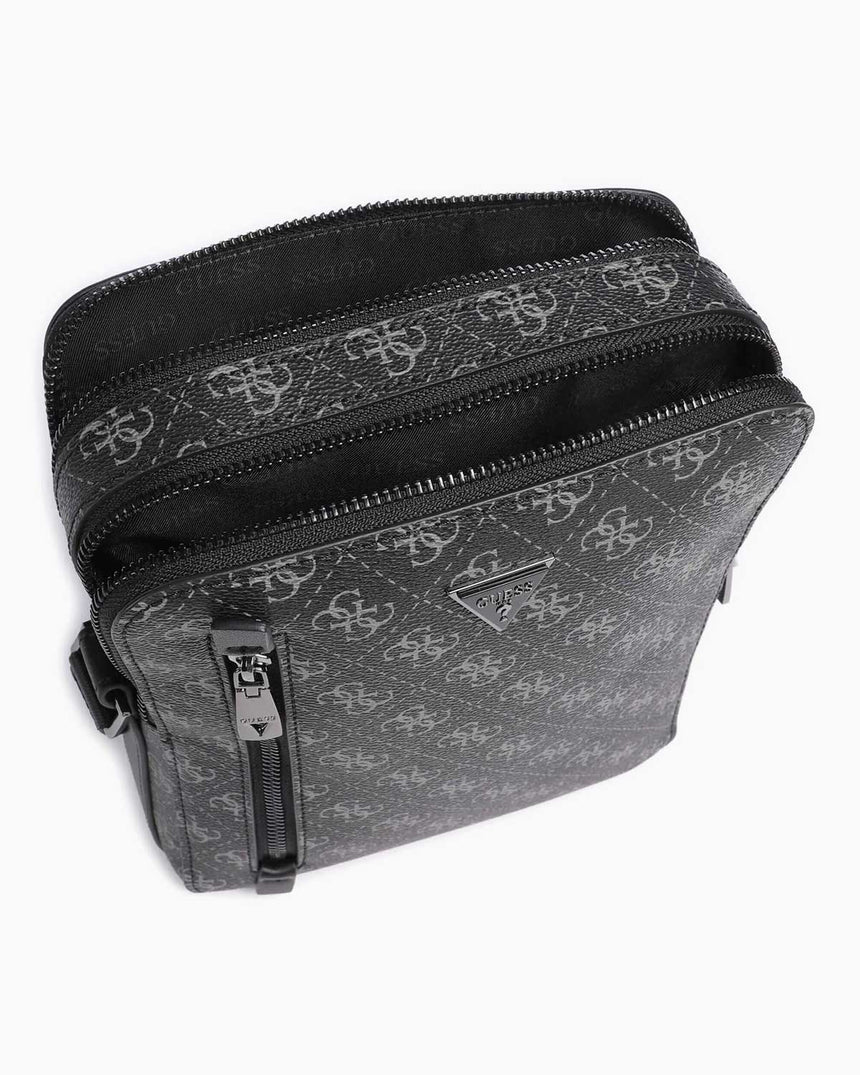 Guess Torino Fermuar Detaylı Çapraz Askılı Çanta Black