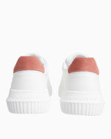 Calvin Klein Chunky Cupsole Low Lace Up Sneaker Bright White/Tuscany