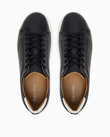 Calvin Klein Lastik Bağcıklı Yama Topuklu Erkek Sneaker Black/Marshmallow