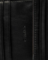 Calvin Klein Kalın Logolu Katlanabilir Kadın Cüzdan Black