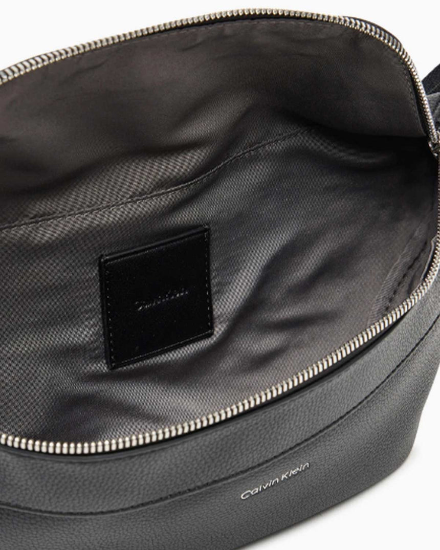 Calvin Klein Raised Logo Erkek Bel Çantası Black