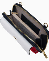 Us Polo Assn Logolu Omuz Çantası Lacivert - Kırmızı - Beyaz