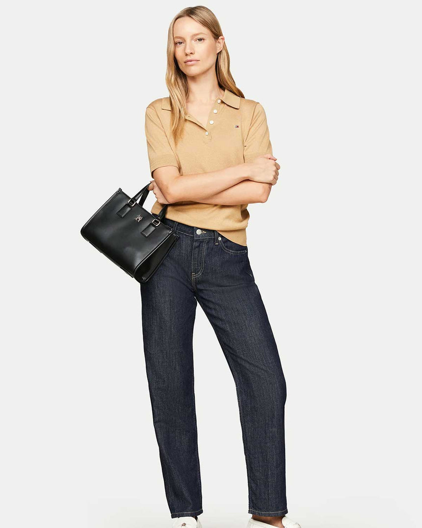 Tommy Hilfiger Uzun Askı Detaylı Mini El Çantası Black