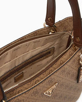 Guess Noelle 4G Logolu Kadın Omuz Çantası Latte Logo / Brown