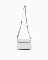 Us Polo Assn Mıknatıs Kapaklı Çapraz Askılı Çanta Beyaz