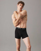 Calvin Klein Trunk 3Pk Underwear Bottoms Boxer Black/Shade/Slate Turq Wbs