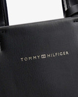 Tommy Hilfiger Resmi Orta Boy Kadın Alışveriş Çantası Black