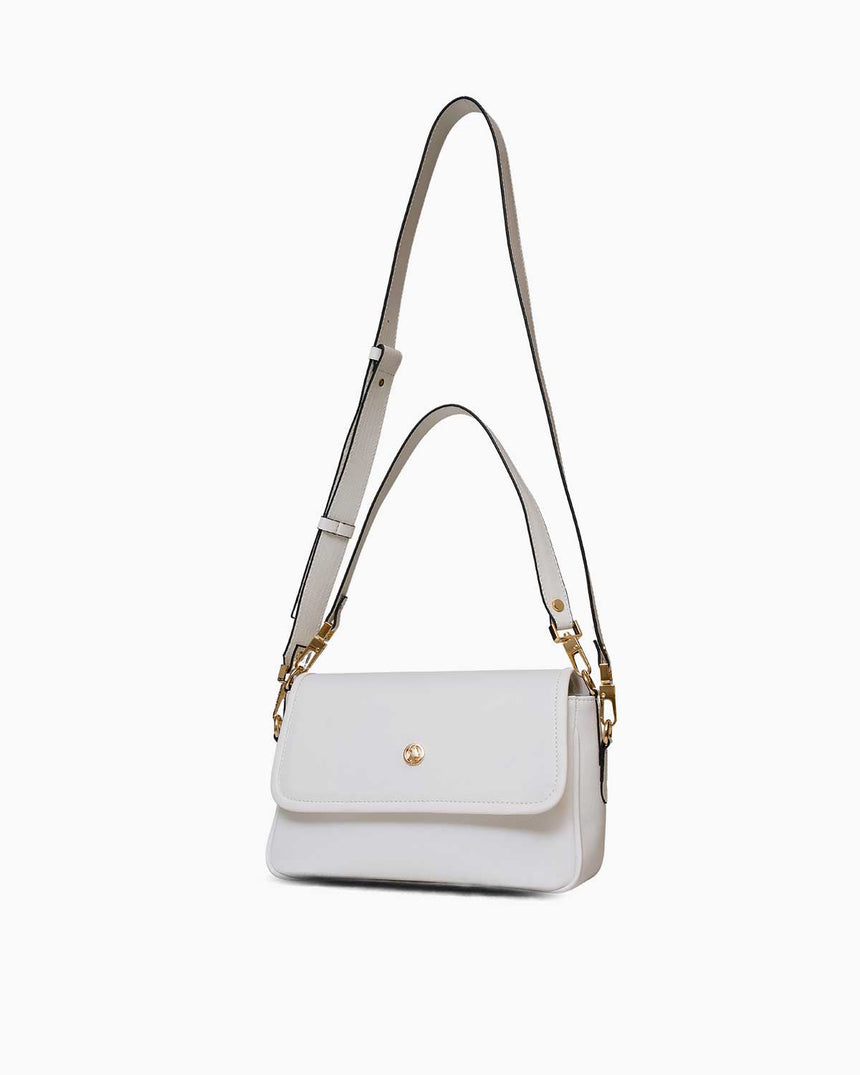 Us Polo Assn Logolu Omuz Çantası Beyaz