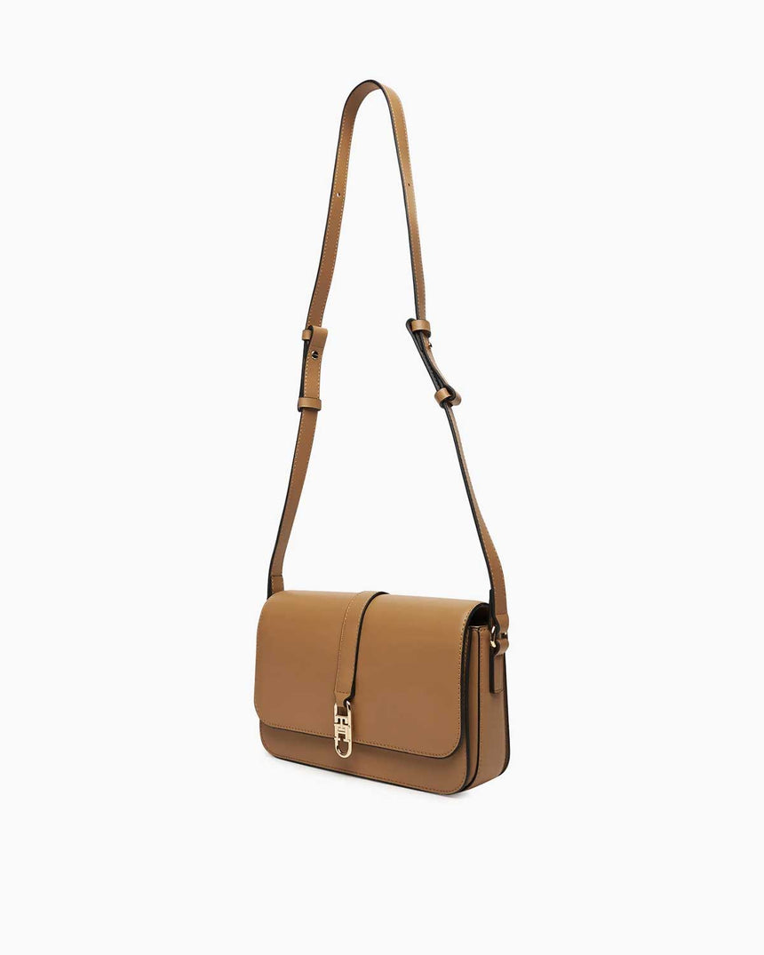 Tommy Hilfiger Libre Kadın Kapaklı Çapraz Askılı Çanta Safari Canvas