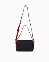 Us Polo Assn Logo Detaylı Çıkarılabilir Askılı El Çantası Lacivert - Kırmızı - Beyaz