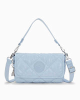 Kipling Aras Quilted Shoulder Bag Omuz Çantası Glowing Blue Ql