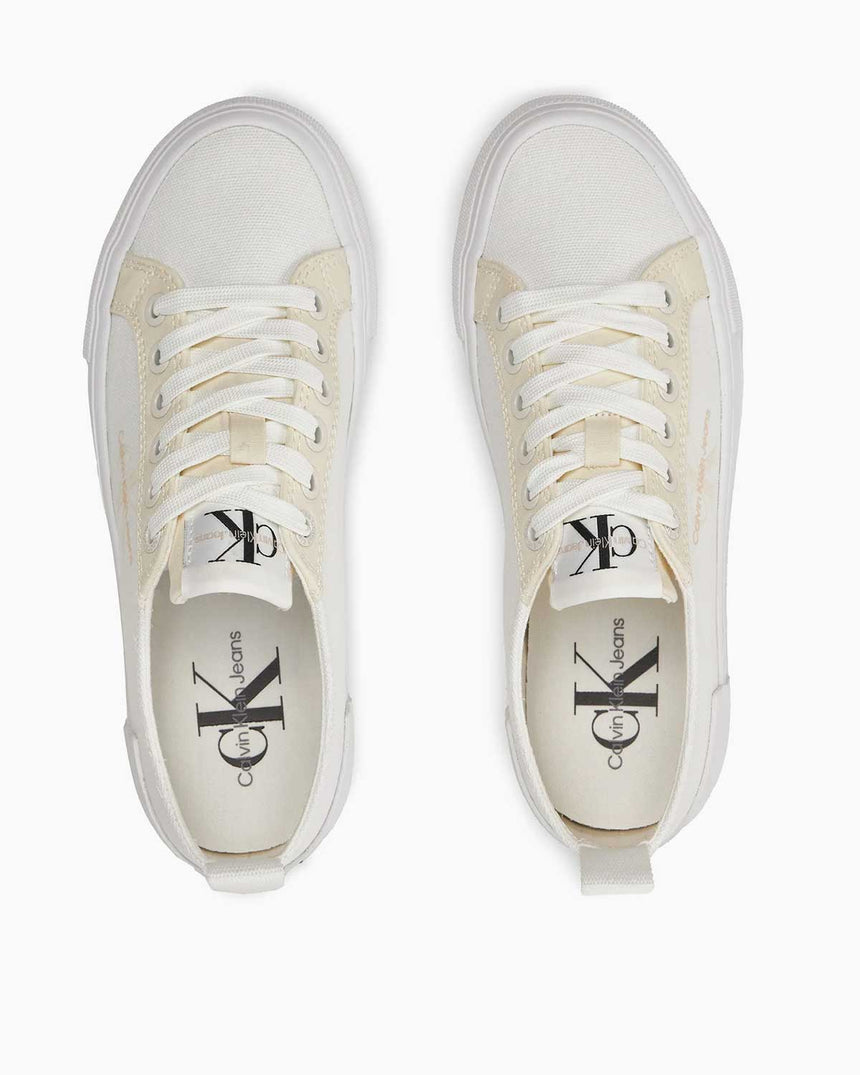 Calvin Klein Platform Low Top Sneakers Creamy White/White/Whisper Pink