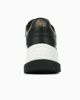 Guess Logolu Kalın Tabanlı Sneaker Black Brown