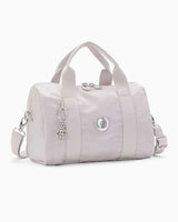 Kipling Bina M Basic Elevated Omuz Çantası Gleam Silver