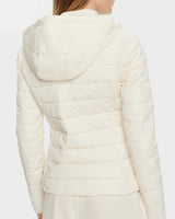 Guess Solid Kadın Aktif Şişme Mont Dove White