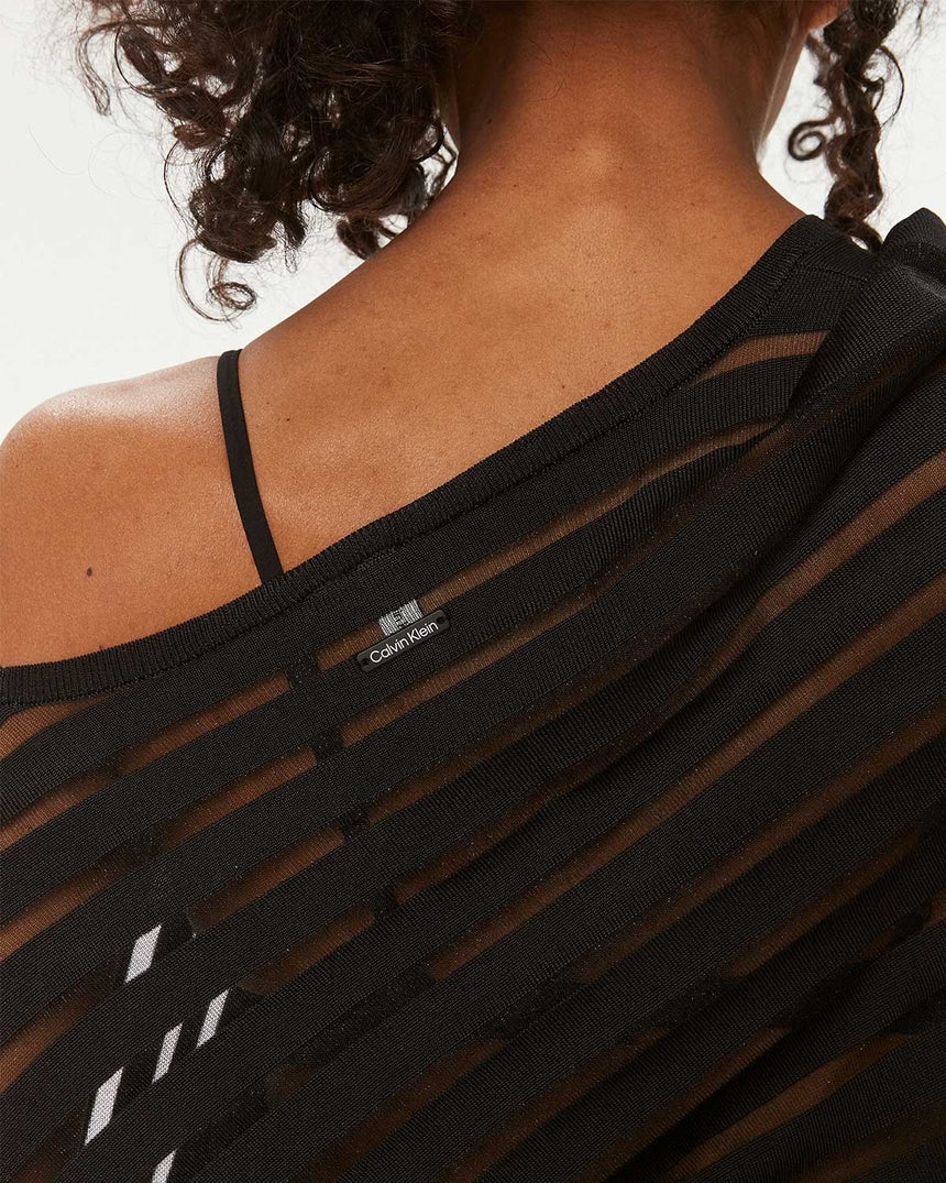 Calvin Klein Cover Up Dress Pareo Black