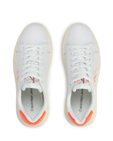 Calvin Klein Chunky Chunky Laceup Kadın Sneaker Bright White/Shocking Orange