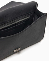 Calvin Klein Forged Lock Small Flap Kadın Çapraz Askılı Çanta Black