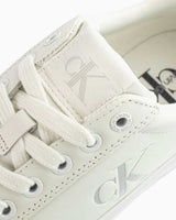 Calvin Klein Jeans Bold Flatform Lace Up Sneakers Bright White/Silver