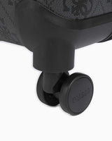 Guess Berta 22 In 8-Wheeler Monogram Desenli Orta Boy Valiz Coal Logo