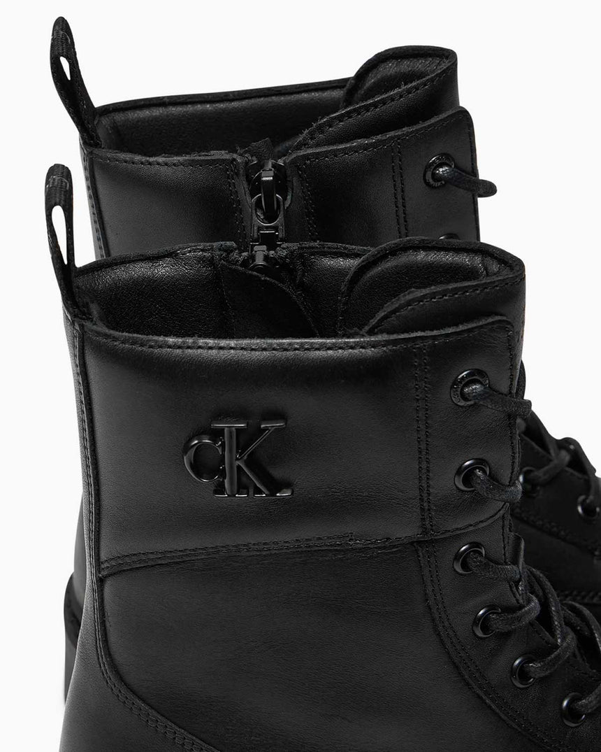 Calvin Klein Jeans Combat Logolu Bot Triple Black